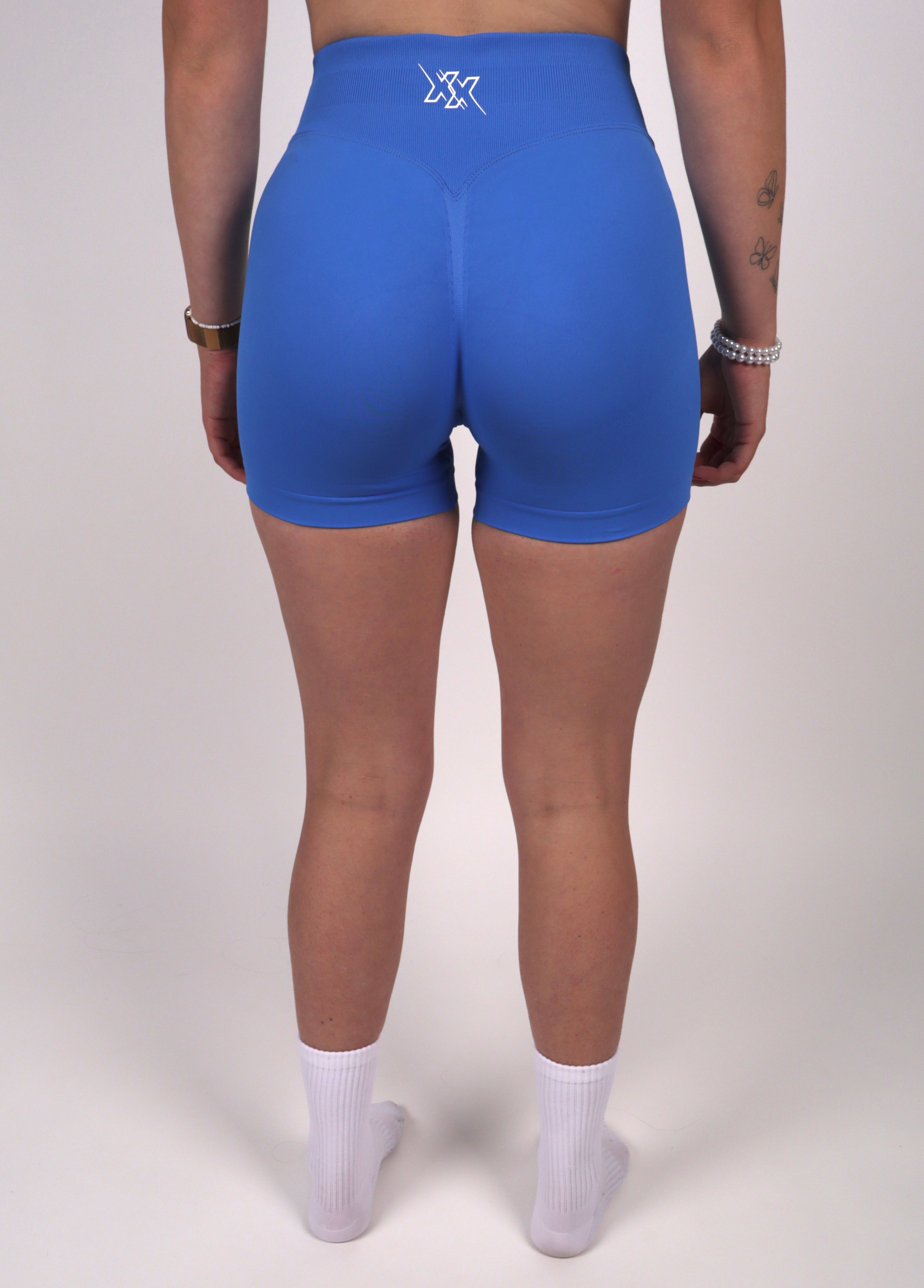 Extreme Scrunch Shorts – Hyper Blue - Next Extreme Performance