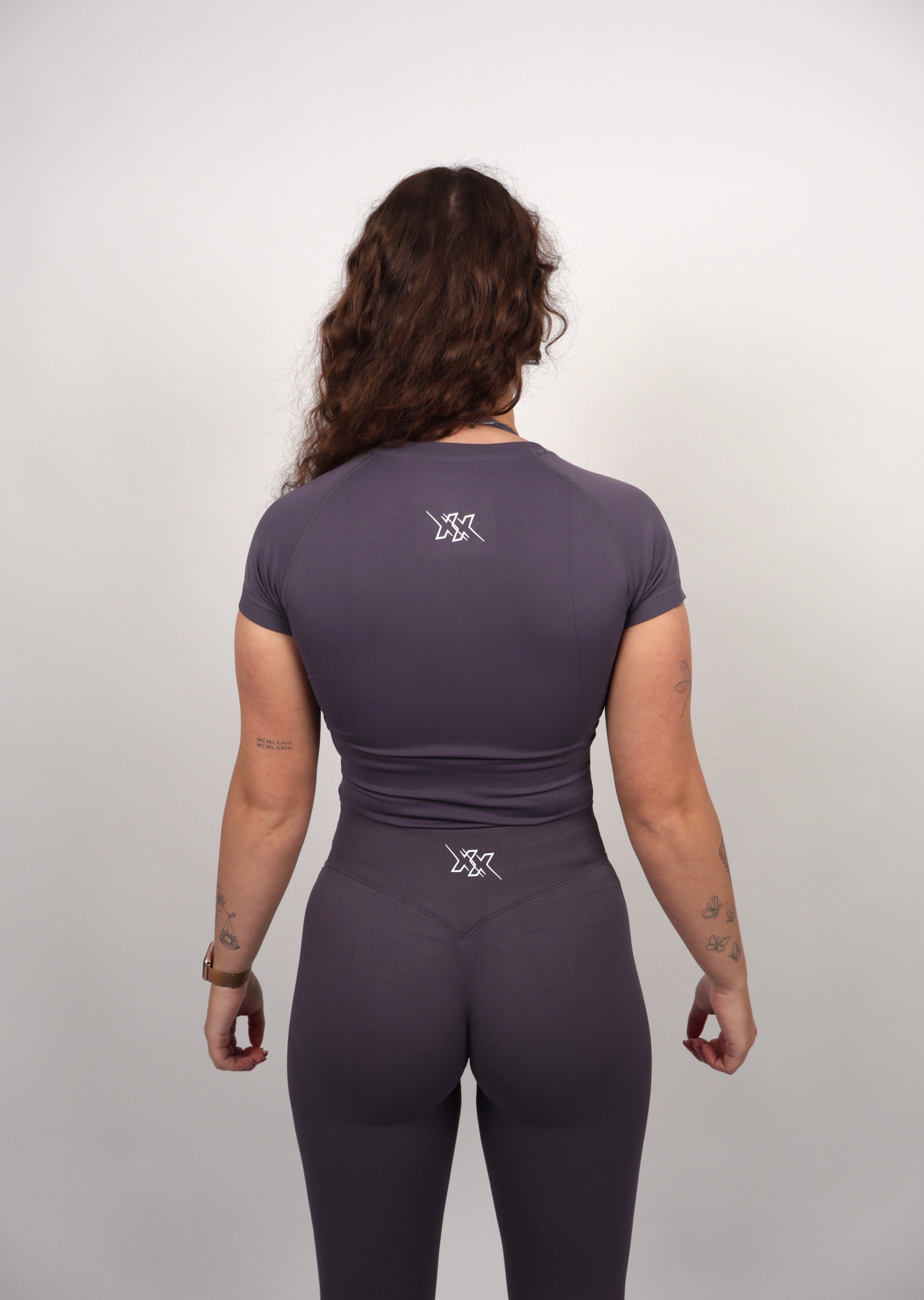 Extreme Compression Top – Mauve Purple