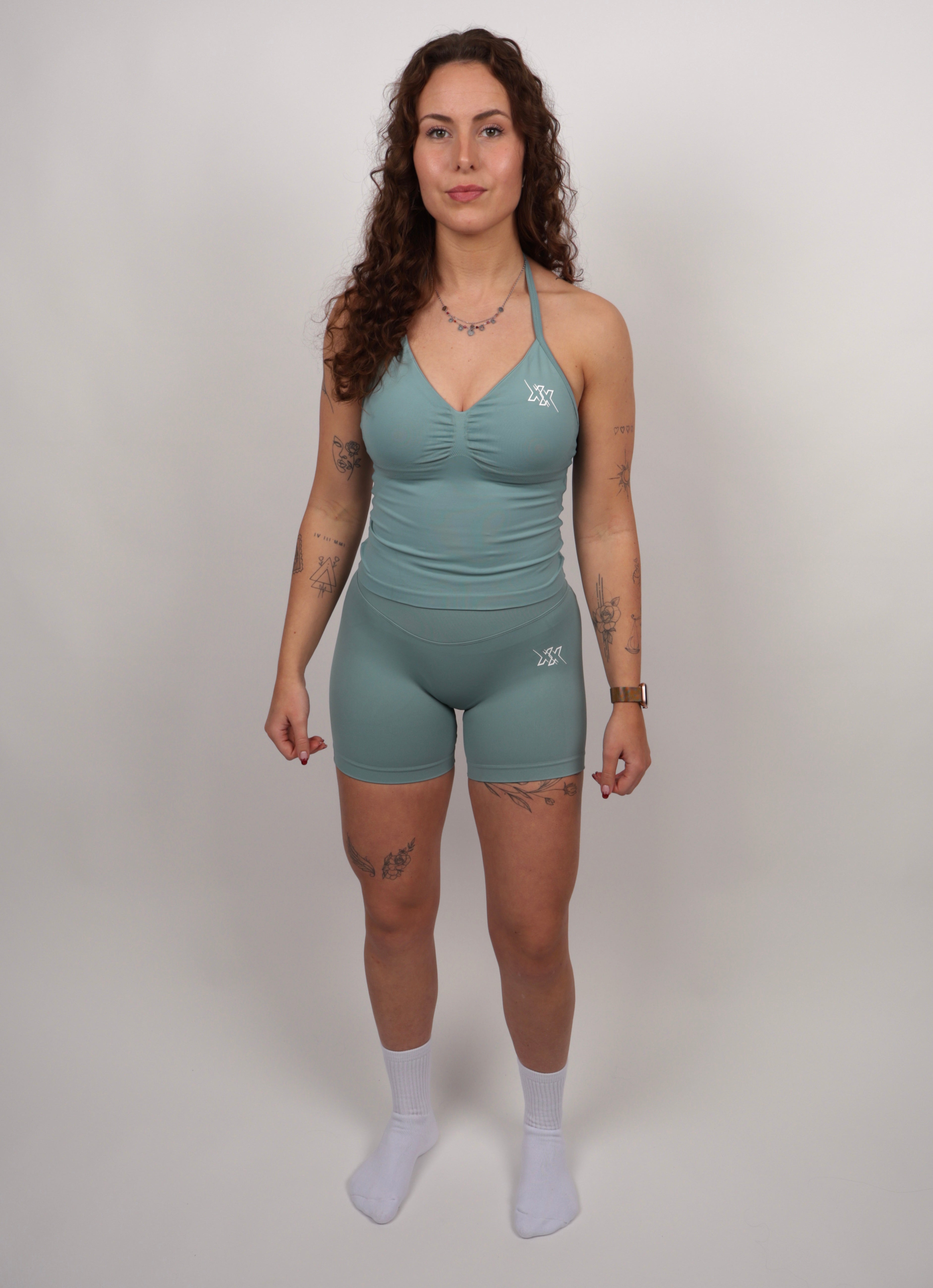 Extreme Scrunch Shorts – Seafoam Green