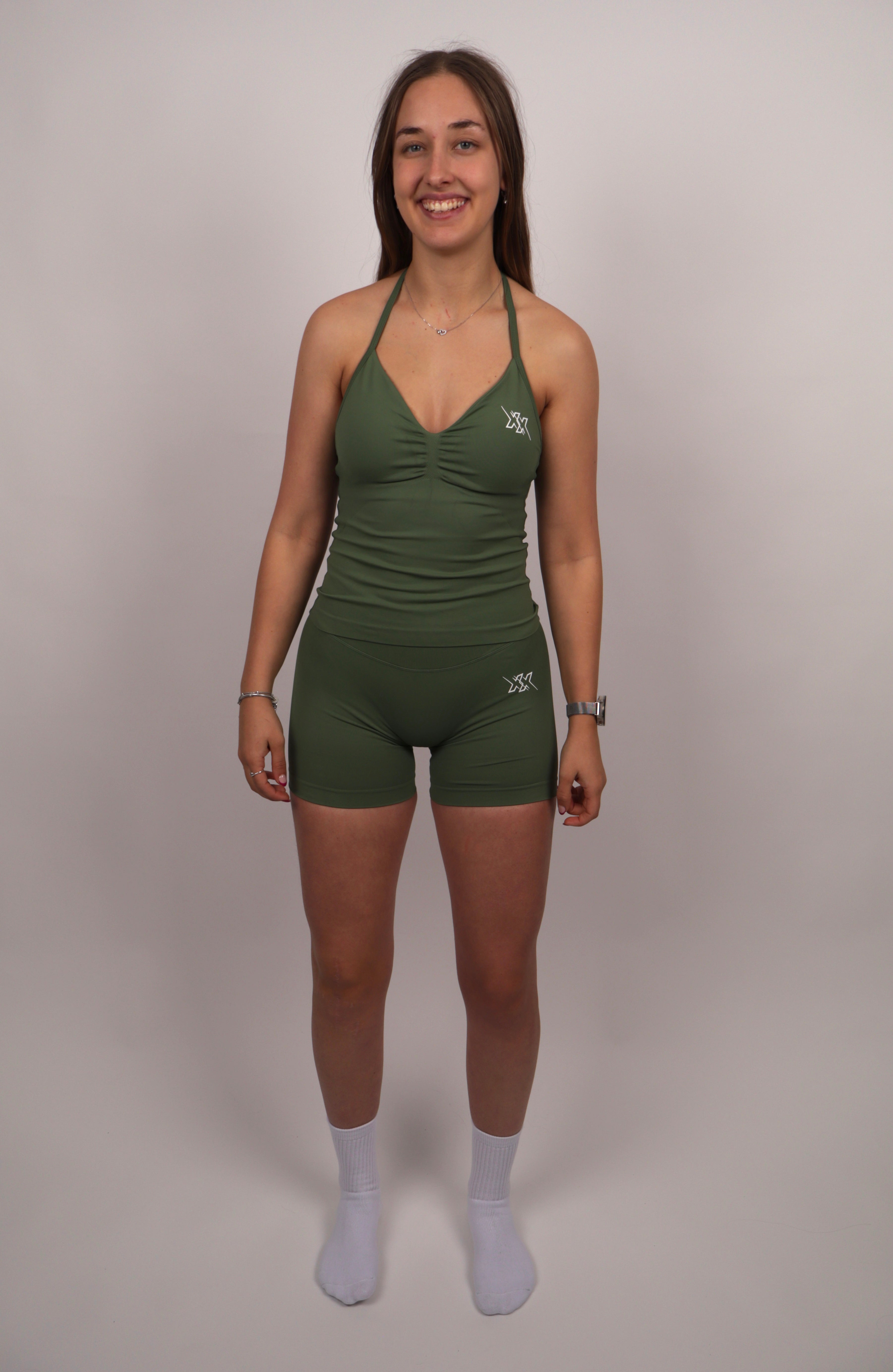 Extreme Scrunch Shorts – Pistachio Green
