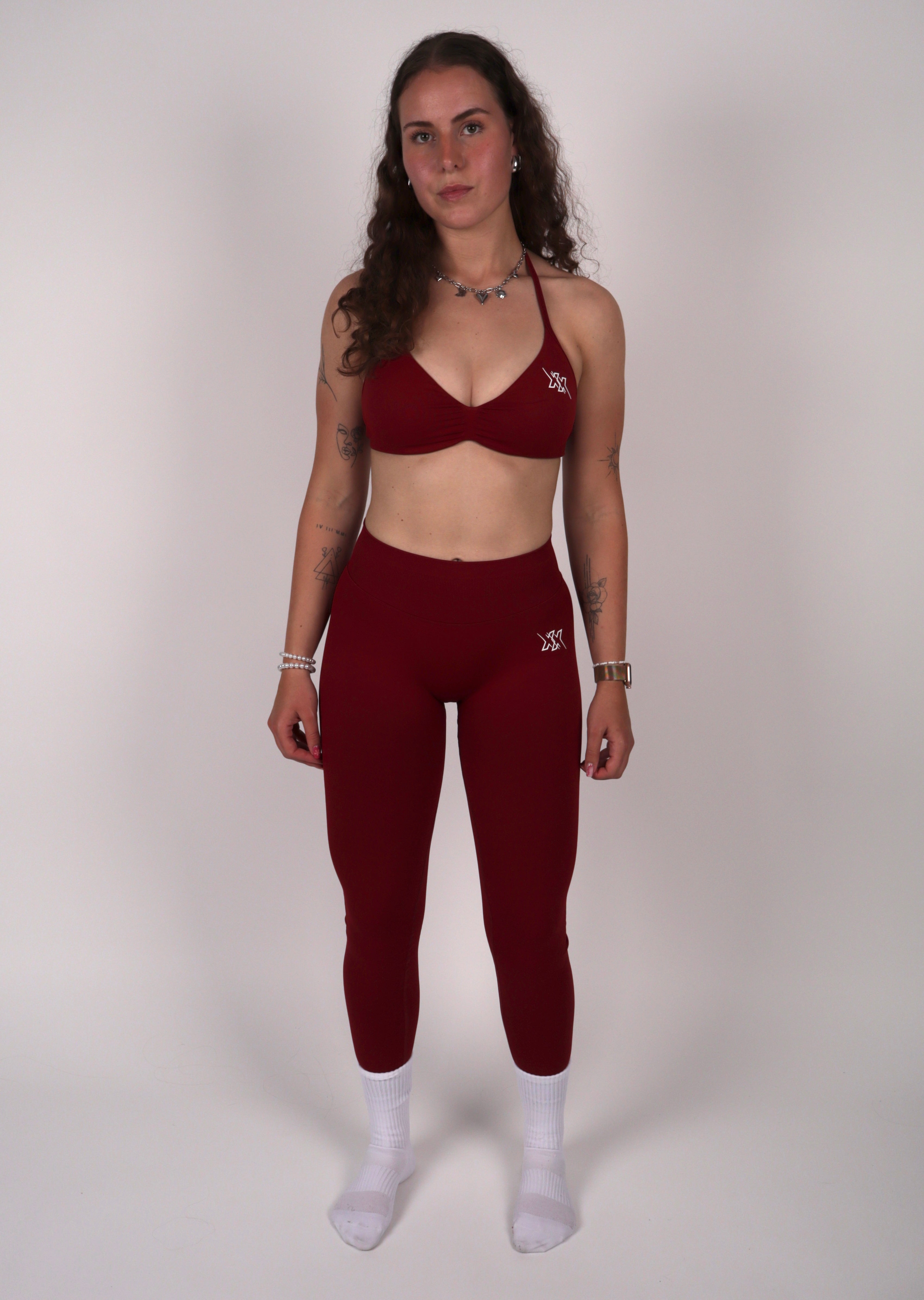 Extreme Scrunch Legging – Cherry Red
