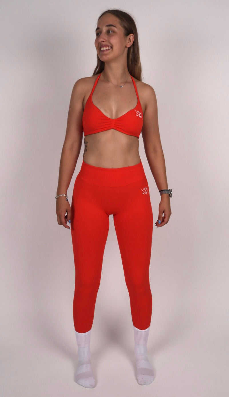 Extreme Scrunch Legging – Fire Orange - Next Extreme Performance
