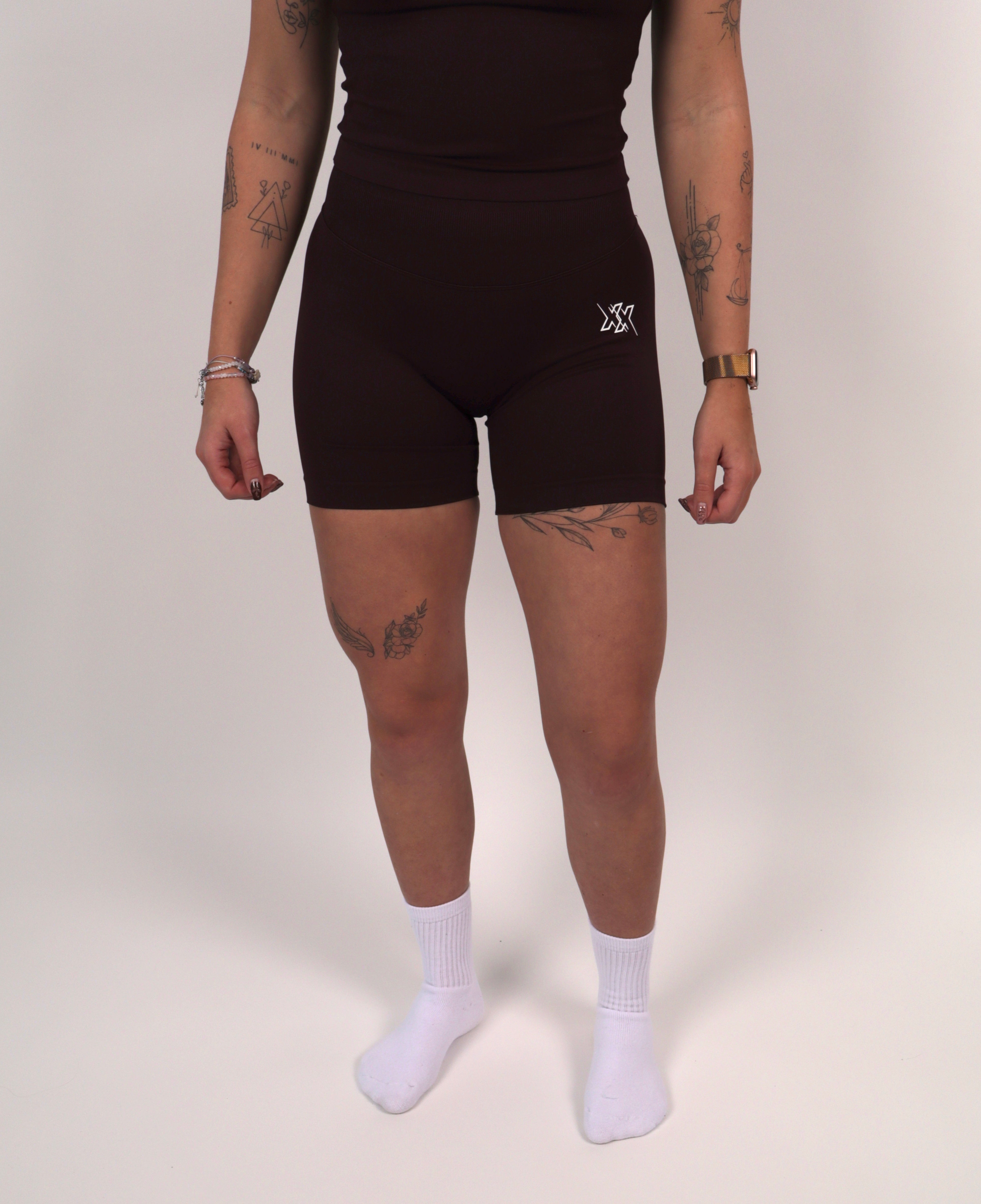 Extreme Scrunch Shorts – Dark Coffee - Next Extreme Performance