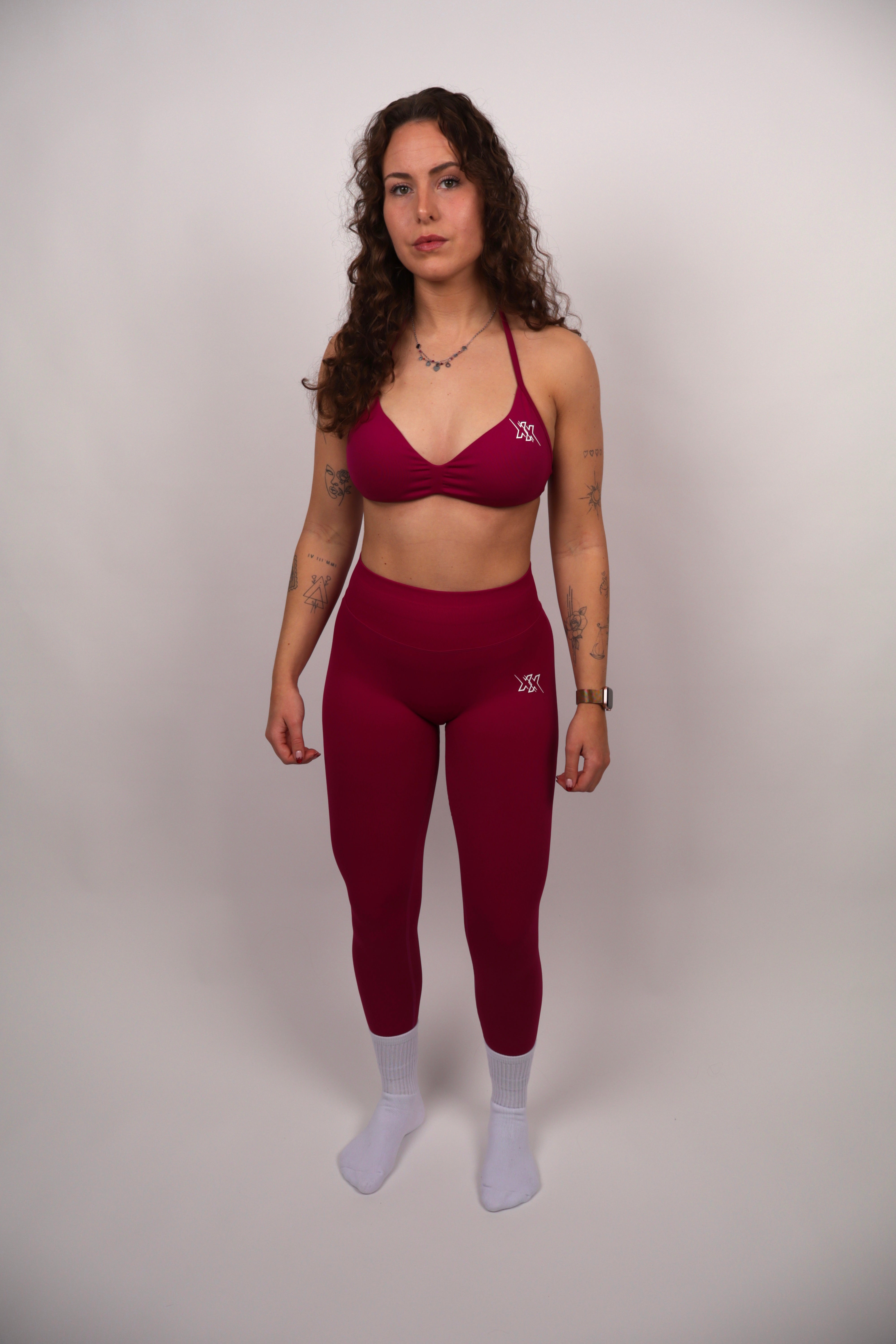 Extreme Scrunch Legging – Velvet Red