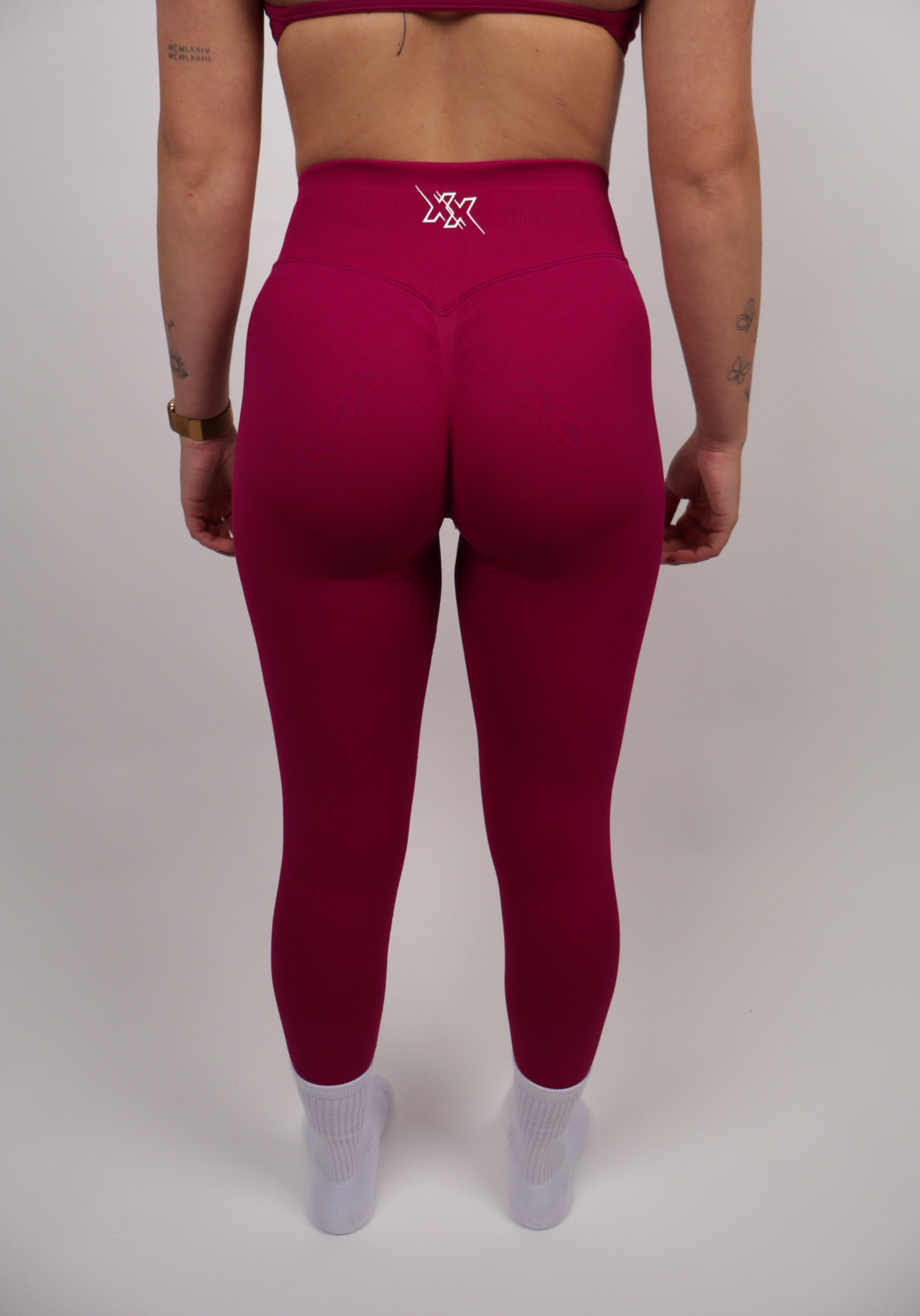 Extreme Scrunch Legging – Velvet Red