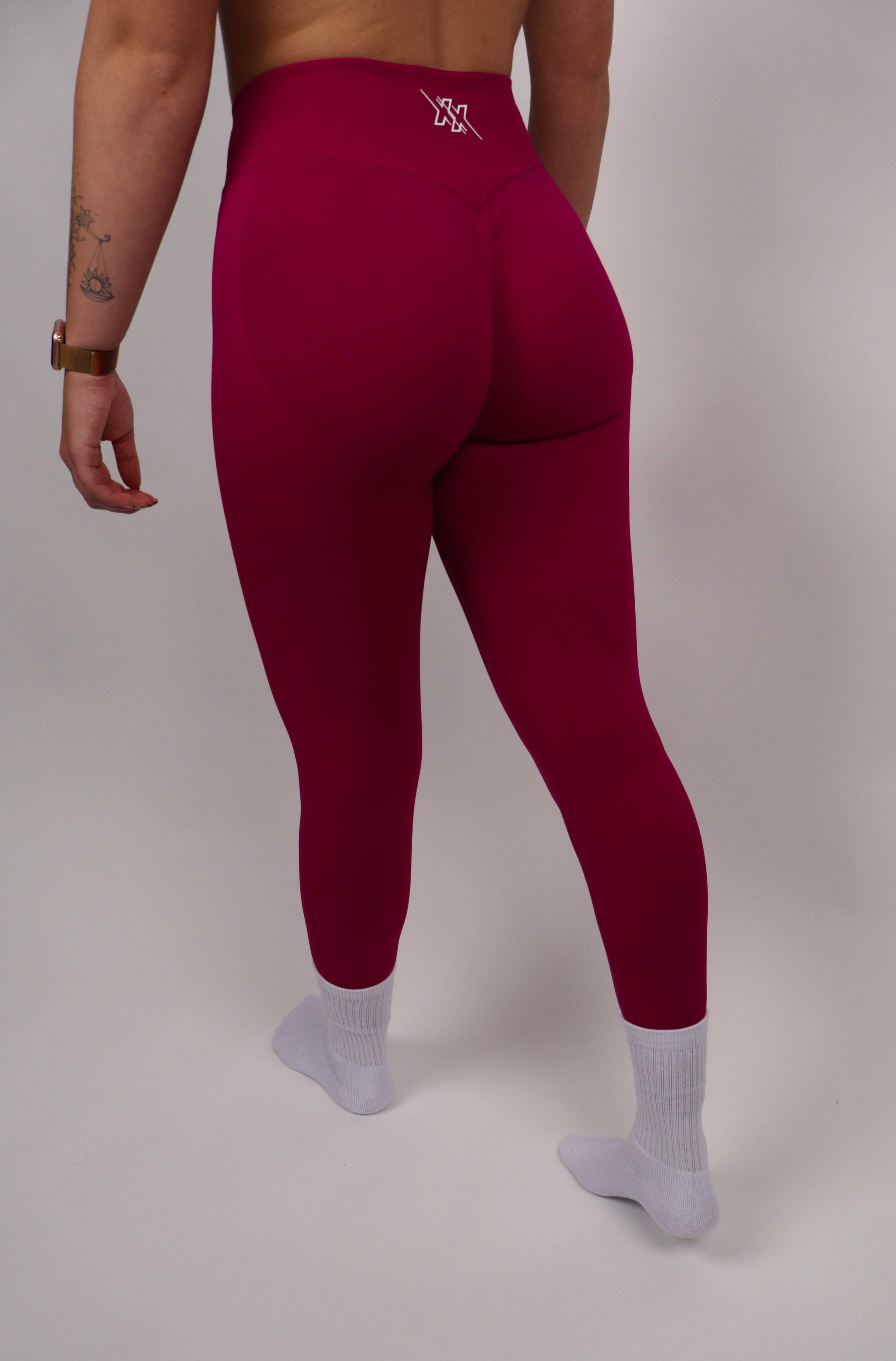 Extreme Scrunch Legging – Velvet Red
