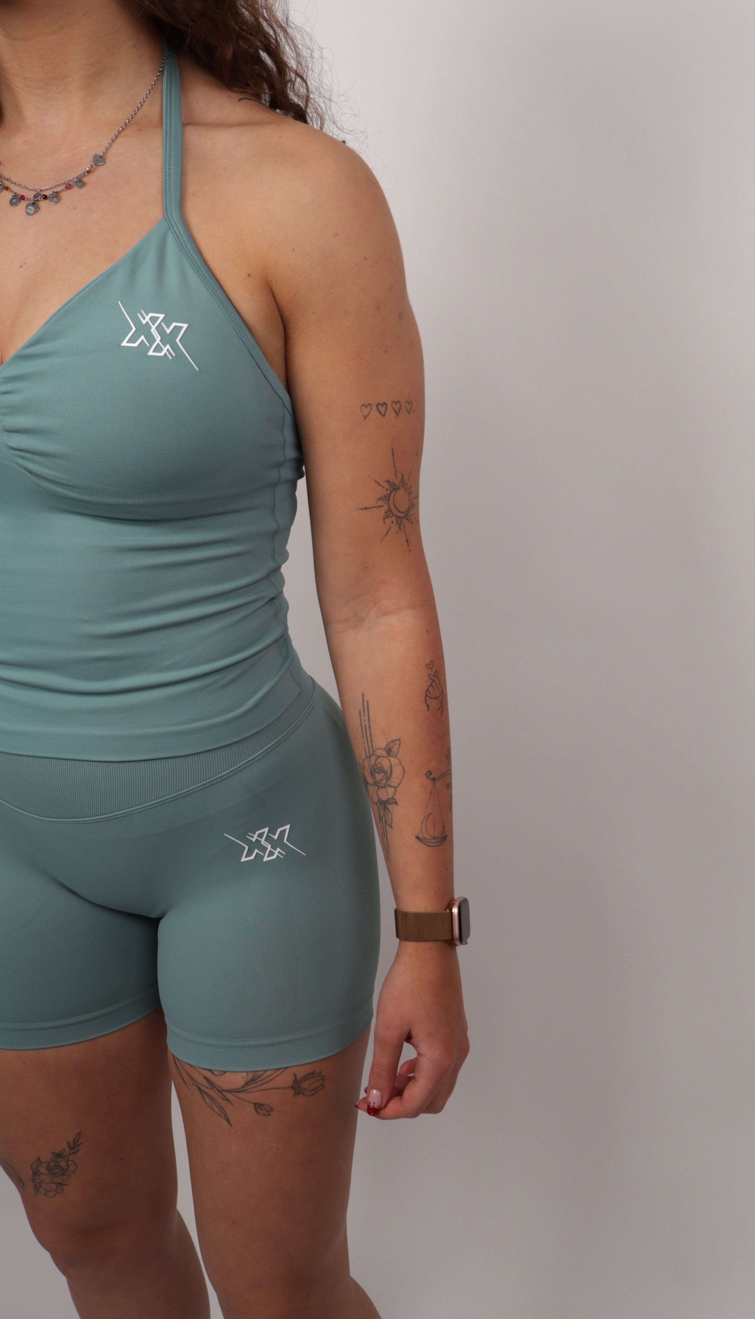 Extreme Scrunch Shorts – Seafoam Green